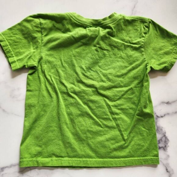 Alstyle kids unisex 5/6 lime green Welcome To Las Vegas tourist t-shirt Nevada - Picture 3 of 3